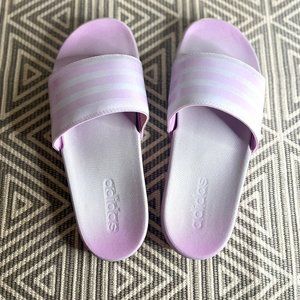 Women's Adidas Comfort Slides - Lilac Size 7.5